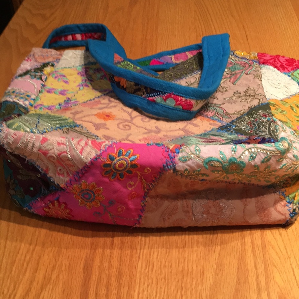 Fair Trade Handcrafted Bohemian Patchwork Tote - image 3